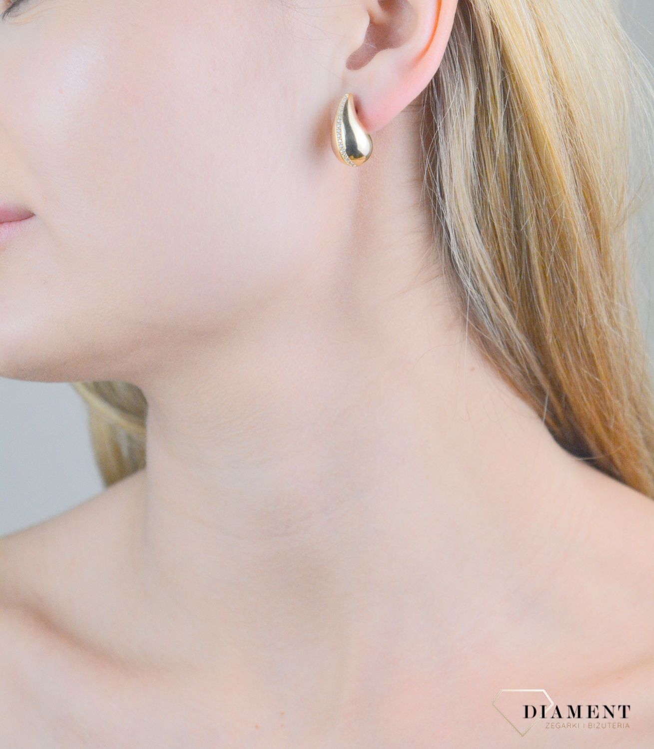 Kolczyki złote łezki z cyrkoniami próba 375, KL 12391 375 (1).jpg